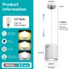 Lámpara colgante minimalista E27 sin luz principal de 3.5 pulgadas, altura ajustable, luz para comedor, luz de techo para centros comerciales y tiendas de muebles 110V