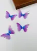Venda Direta de Fábrica de Materiais de Decoração Super Feéricos de Tule de Camada Dupla 3D Borboleta DIY Maquiagem Facial Arte de Unhas