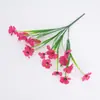 Eucalipto artificial, hierba de primavera, violetas, camelias, flores de campanilla, lavanda, flores artificiales de plástico, decoración de parterre, adornos de interior
