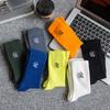 Calcetines Casuales para Hombre Deportes Letras Calcetines Deportivos de Moda Calcetines Deportivos Casuales Otoño e Invierno Color Sólido Simples