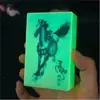 Nuevo estuche de cigarrillos luminoso estilo chino, pintura de paisajes de montañas y ríos, estuche de cigarrillos universal portátil antipresión