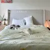 Dormitorio Principal de Diseñador Tela de Chenilla Cama Doble Estilo Vintage Borde a Ras Tapicería Suave Cama de Boda Cama Francesa Suyin
