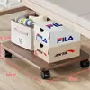 Estante de Almacenamiento Debajo de la Cama para Dormitorio Base de Cama Portátil Estante para Maletas con Ruedas Caja de Gran Capacidad Almacenamiento Tablero de Almacenamiento