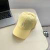 Gorra de béisbol suave con letra R para cuatro estaciones y gran circunferencia de cabeza, gorra de verano coreana para hombre y mujer, gorra con sombrilla, sombrero con marea