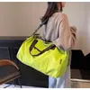 Bolsa de Fitness Impermeable L Bolsa para Viajes Cortos Gran Capacidad Maletín para Viajes de Negocios Bolsa de Equipaje Bolso Cruzado Deportivo Bolsa para Natación