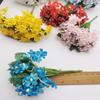 Nova flor artificial artesanal ameixa requintada flor de casamento de alta qualidade faça você mesmo acessórios de guirlanda tiro decoração para casa vaso