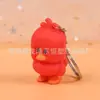Chaveiro de Borracha Macia Estéreo de PVC de Desenho Animado 3D Silicone Pingente Chave de Carro Lembrancinha Escolar Personalização