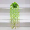Planta de simulación transfronteriza de Amazon, eucalipto artificial colgante de pared de ratán, decoración para interiores y exteriores, hombre de ratán verde