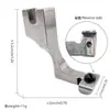 Pie Prensatelas Máquina de Coser Plana Todo Acero Juego de Pies Prensatelas Máquina de Coser Industrial Pie Prensatelas para Dobladillo Enrollado Industrial Combinación Venta al por Mayor