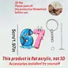 Llavero de Muñeca Colgante Decorativo Plano Transfronterizo Acrílico Festivo Modelo Nuevo 67 Figura de Mochila Dibujo Animado Regalo 2D