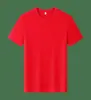 Camiseta de Manga Corta con Cuello Redondo de Algodón Tencel de 40 Unidades para Verano, Ropa de Trabajo para Grupos Corporativos con Logo Impreso y Uniformes de Trabajo Bordados