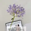 Flores Artificiais Agapanto Flor de Casamento Arranjo de Flores Decoração Flor Artificial Ornaments Decoração de Sala de Estar em Casa Flores Artificiais