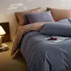 Estilo Minimalista Clase A Algodón de Fibra Larga de Xinjiang Cepillado Algodón Puro Juego de Cuatro Piezas 100% Algodón 180*200 Funda de Edredón Juego de Cama