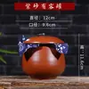 Casa Modelo Sala de Té con Estanterías de Exhibición Estilo Chino, Teteras de Arcilla Púrpura, Mascotas de Té, Teteras Pequeñas, Juegos de Té Kung Fu, Recipientes para Té de Arcilla Púrpura y Artículos Decorativos