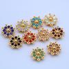Porta brocas cosido a mano de girasol, bandeja de plástico para flores, broca de punta, zapatos de boda, bolso, accesorios decorativos, incrustación de borde de broca, accesorios DIY
