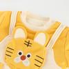 Mono de bebé otoño e invierno ropa gruesa para recién nacidos ropa de bebé niño con forro polar de invierno ropa de bebé tigre