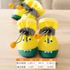 Lindos zapatos estampados para cachorros, perros pequeños, mascotas, que no se caen, otoño, finos, para interiores, fundas para patas de perro, otoño, cálidos