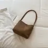 Bolsa de Balde Tecida Retro Shuai Mijia Bolsa Feminina 2026 Outono Nova Simples Nicho Comute Ombro Único Bolsa de Axila
