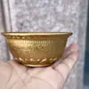 Tigela da Fortuna de Latão Espessado Ornamento Atrator de Riqueza para Loja ou Presente de Inauguração de Empresa Decoração de Artesanato em Metal