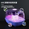Bandeja de Arena Grande Personalizada para Gatos, Inodoro para Gatos Totalmente Cerrado con Lámpara de Desinfección UV, Bandeja de Arena para Gatos Desodorante y Antisalpicaduras con Correa