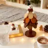 Novo Tapete Isolante para Árvore de Natal Boneco de Neve Madeira Sólida Criativo Jogo Americano Anti-Escaldante e Resistente a Altas Temperaturas Decoração de Mesa Porta-Copo Tapete para Prato e Tigela