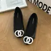 Zapatos Mary Jane de estilo tweed con estampado de rombos y lazo, nueva colección otoño 2026 para mujer, con tacón oculto, punta poco profunda y diseño sin cordones, versátiles para cualquier atuendo