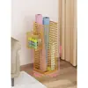 Cesta de Armazenamento para Tapete de Yoga Casa Multifuncional Equipamento de Fitness Prateleira de Artigos Esportivos Suporte para Raquete de Badminton Prateleira