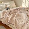Categoría a Algodón Grado Materno e Infantil Manta de Hilo Arrugado Multifuncional Colcha de Verano Manta Infantil Toalla de Baño Siesta de Oficina