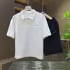 Nuevo Traje Deportivo Casual de Verano para Hombre, Camisa Polo con Cuello, Pantalones Cortos de Manga Corta, Conjunto de Dos Piezas, Estilo Coreano, Moderno y Sencillo