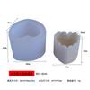 Molde de silicona para velas de aromaterapia con forma de corazón, hecho en casa, para decoración de yeso de velas de aromaterapia