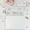 Bolsillo plano para cabecera de tarjeta extragrande para empaque, empaque estilo coreano, protección de tarjetas, material de empaque para joyería, empaque de tarjetas