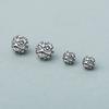 Plata de Ley S925 Cuentas Superiores de Bestia Devoradora de Oro Separadas por Cuentas Mono Vajra Cabeza de Mono Pulsera Cadena Larga Juguete DIY de Mano Accesorios