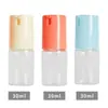 Fabricante Original Frasco Imitador de Vácuo em Forma de U para Loção 30ml Tipo Bomba Frasco de Plástico PET para Dispensar Base Líquida e Loção Essencial