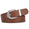Fábrica BSCI Cinturón Nuevo para Mujer Hebilla Ovalada Corea del Sur Moda Estudiantil Moda Coreana Cinturón Decorativo Cintura