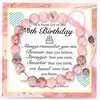 Pulsera tejida a mano de cebra rosa para nuevos productos transfronterizos, pulsera de cuentas para hombre y mujer, regalo de cumpleaños, estilo popular en Amazon