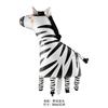 Estilo Cavalo Balão de Filme de Alumínio Decoração de Festa Tema de Aniversário Infantil Arranjo Decoração de Aniversário Atmosfera Balão de Filme de Alumínio