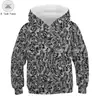 Venta directa de fábrica comercio exterior 2020 nuevo ropa infantil estampado digital cuello redondo con capucha suéter casual ropa infantil suéter con capucha