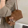 Bolso de Ante Peludo para Debajo del Brazo para Mujer 2026 Nuevo de Moda Otoño Retro Milanés de Hombro Único Gran Capacidad Bolso para el Trabajo