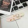 Lindo Clip para el Cabello Rilakkuma sin Costuras Dibujo Animado Chica Versátil Clip para Flequillo Lateral Pinza para el Cabello Fresca Versátil