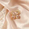 Pingente Cobre Puro Banho de Ouro Real 18K Pulseira Colar Acessórios para Joias DIY Fabricante Atacado Acessórios de Trevo de Quatro Folhas Cobre
