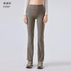 Pantalones de Yoga de Cintura Alta para Mujer, Pantalones Acampanados Deportivos Elásticos con Terciopelo, Aspecto Adelgazante Levanta Glúteos, Ropa de Yoga Fitness, Otoño e Invierno Daw181