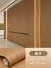 Pegatinas de Papel Tapiz con Grano de Madera Autoadhesivas para Uso Doméstico, Chapa de Madera Maciza, Estilo Retro, Nogal Negro, Grueso Mate 3D