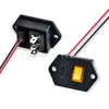 Interruptor com tampa amarela integrado, porta fêmea Tipo-C, fios pré-soldados, módulo de interruptor de painel de equipamento