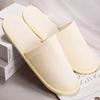 Zapatillas de lino al por mayor de fábrica primavera y otoño zapatillas de piso zapatillas de casa antideslizantes resistentes al desgaste zapatillas de algodón para mujer