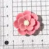 Acessórios de Resina Flor de Pessegueiro Jasmim Tridimensional de Camada Dupla DIY Cola de Chantilly Capa de Celular Presilha de Cabelo Copo de Água Ímã de Geladeira Acessórios