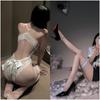 Mono de una pieza sin despegue pijamas sexys lencería sexy conjunto de seducción pasión cama vergüenza 2024 bata nueva qqny