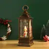 Decorações de Natal Transfronteiriças, Adereços de Layout de Atmosfera, Luzes Noturnas de Neve para Desktop, Enfeites Criativos para Árvore de Natal, Presentes