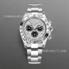 Comercio Electrónico Transfronterizo Popular Daytona Tres Ojos Seis Pines Reloj Mecánico Cronógrafo Multifunción Luminoso Acero Inoxidable Correa Calendario