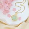 Colar feminino de alta qualidade, luz, luxo, gota d'água, sereia, ji wei, zircônia, titânio, aço, colar, outono e inverno, todos os acessórios sem cores