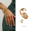Pulseira Aberta de Metal Cobra Estrela do Mar Europeia e Americana Design de Nicho Nova Criativa Pulseira Venda Quente Transfronteiriça Joias para Mulheres